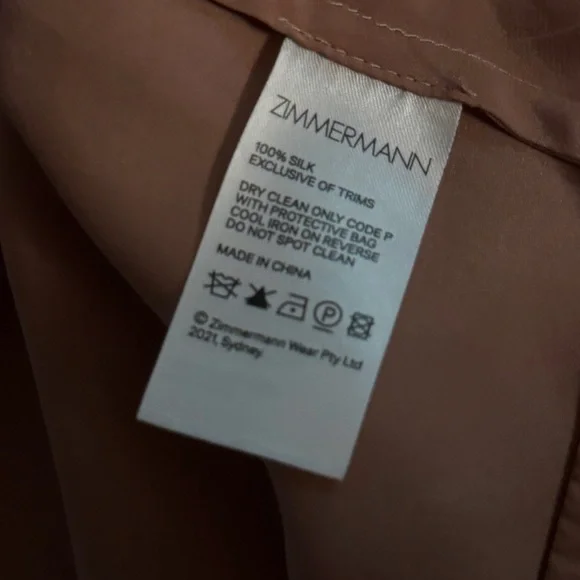 Zimmermann Silk Wrap Midi Dress, Size 1 (small) - Picture 9 of 12